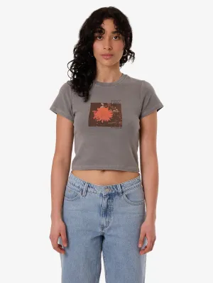 Natures Library Mini Tee - Washed Grey