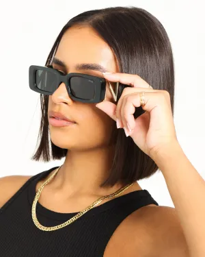 NUQE Elevare Sunglasses Green/Gold