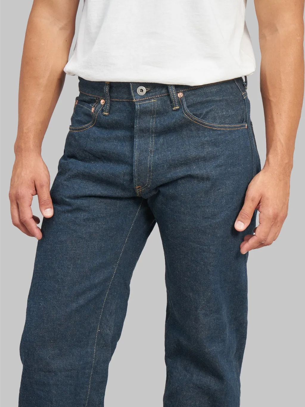 ONI Denim 200 Ishikawadai 15oz Wide Straight Jeans