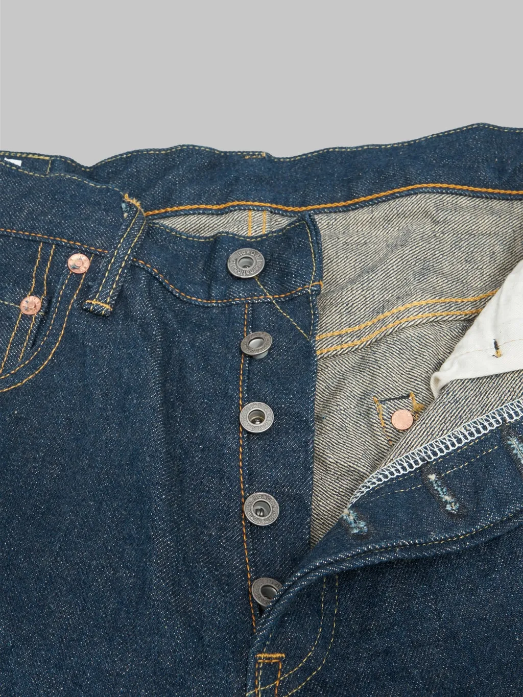 ONI Denim 200 Ishikawadai 15oz Wide Straight Jeans