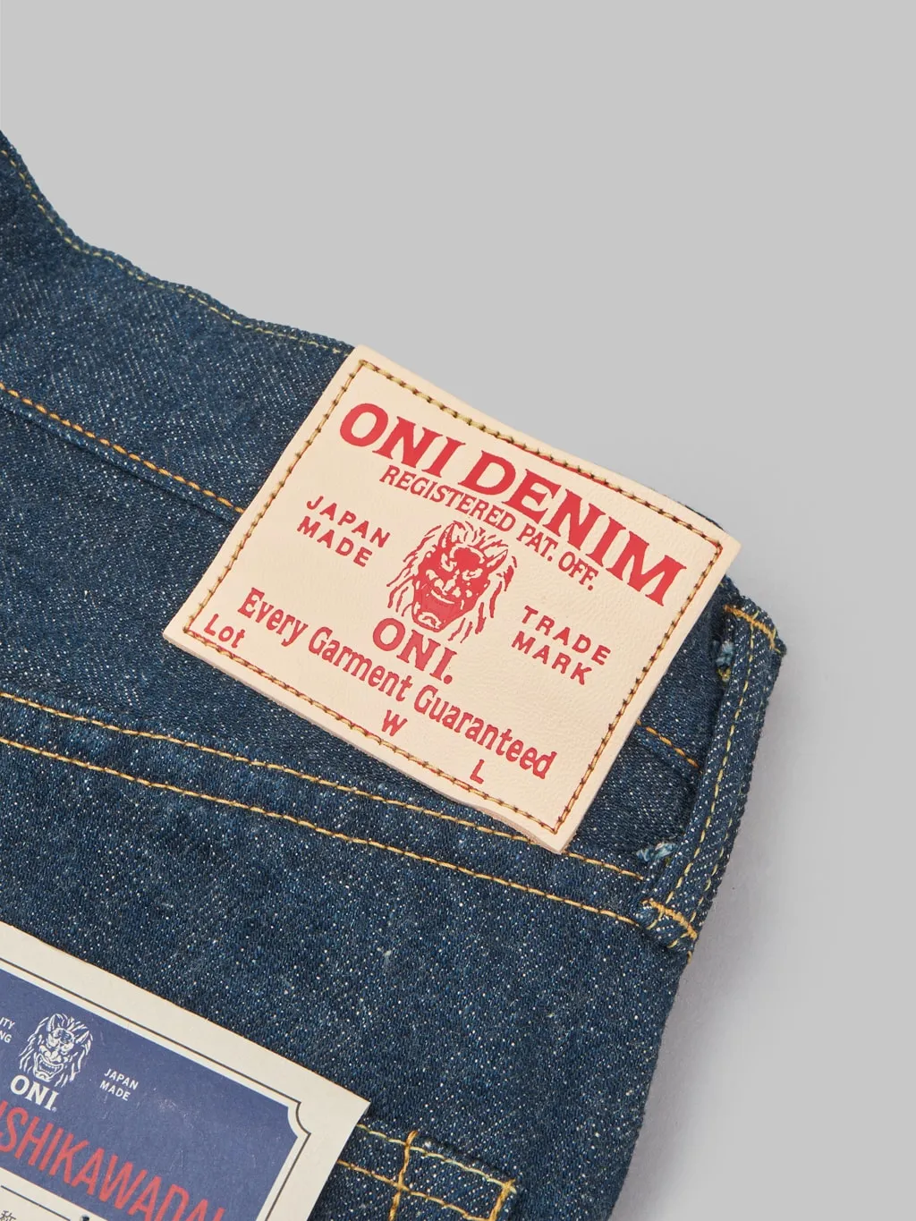 ONI Denim 200 Ishikawadai 15oz Wide Straight Jeans