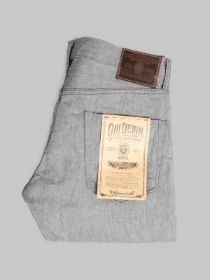 ONI Denim 622-MOKU 11ozMixed Grey Denim Relaxed Tapered Jeans