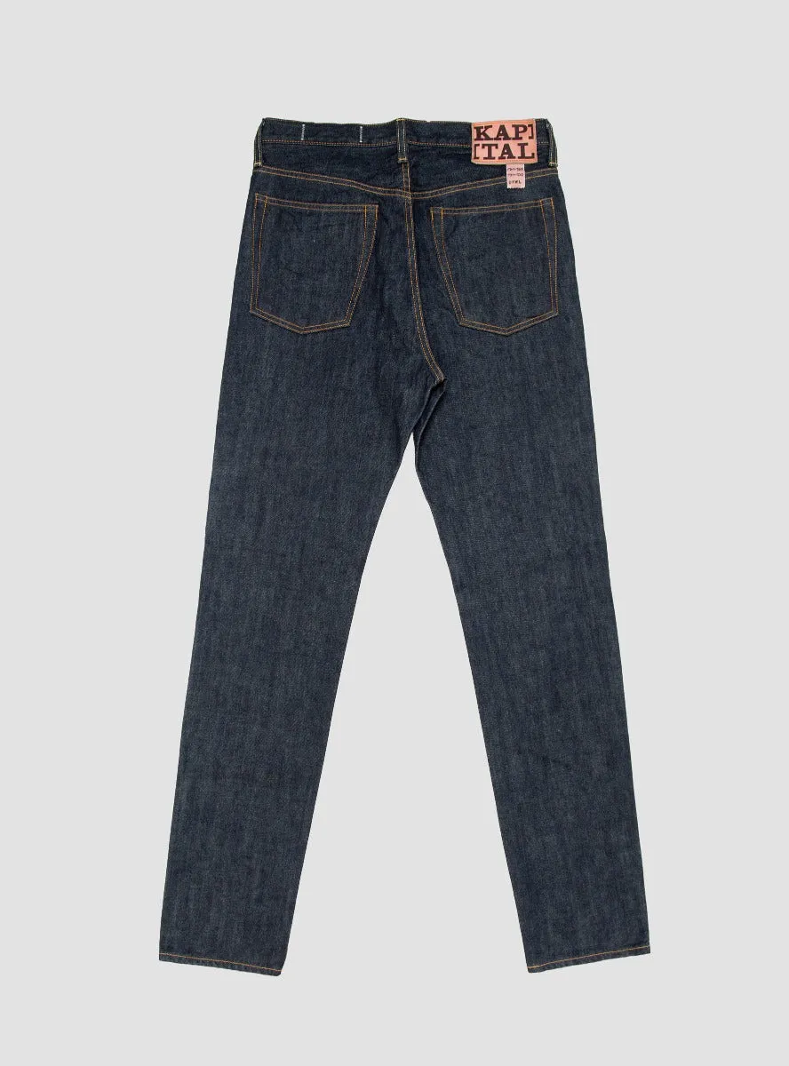Raw 14oz Denim 5 Pocket Stone Jeans