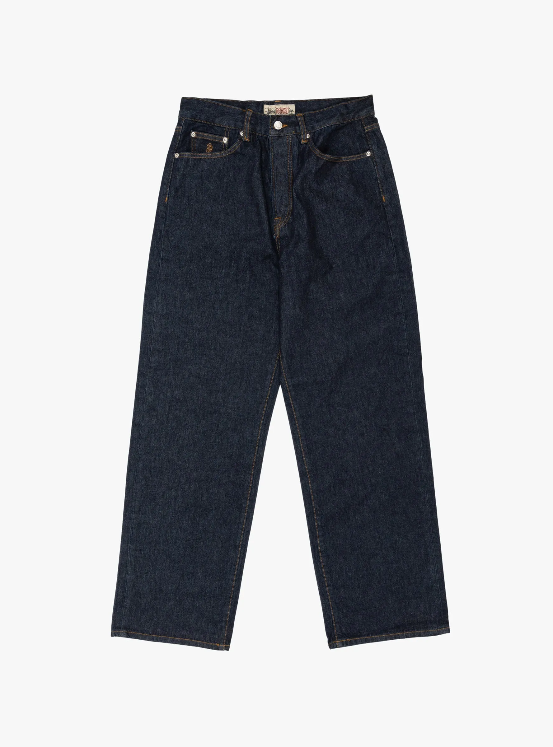 Relaxed Jeans Denim Rinsed Indigo