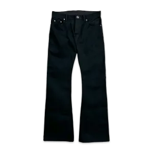 Richard Flare Raw Denim Black