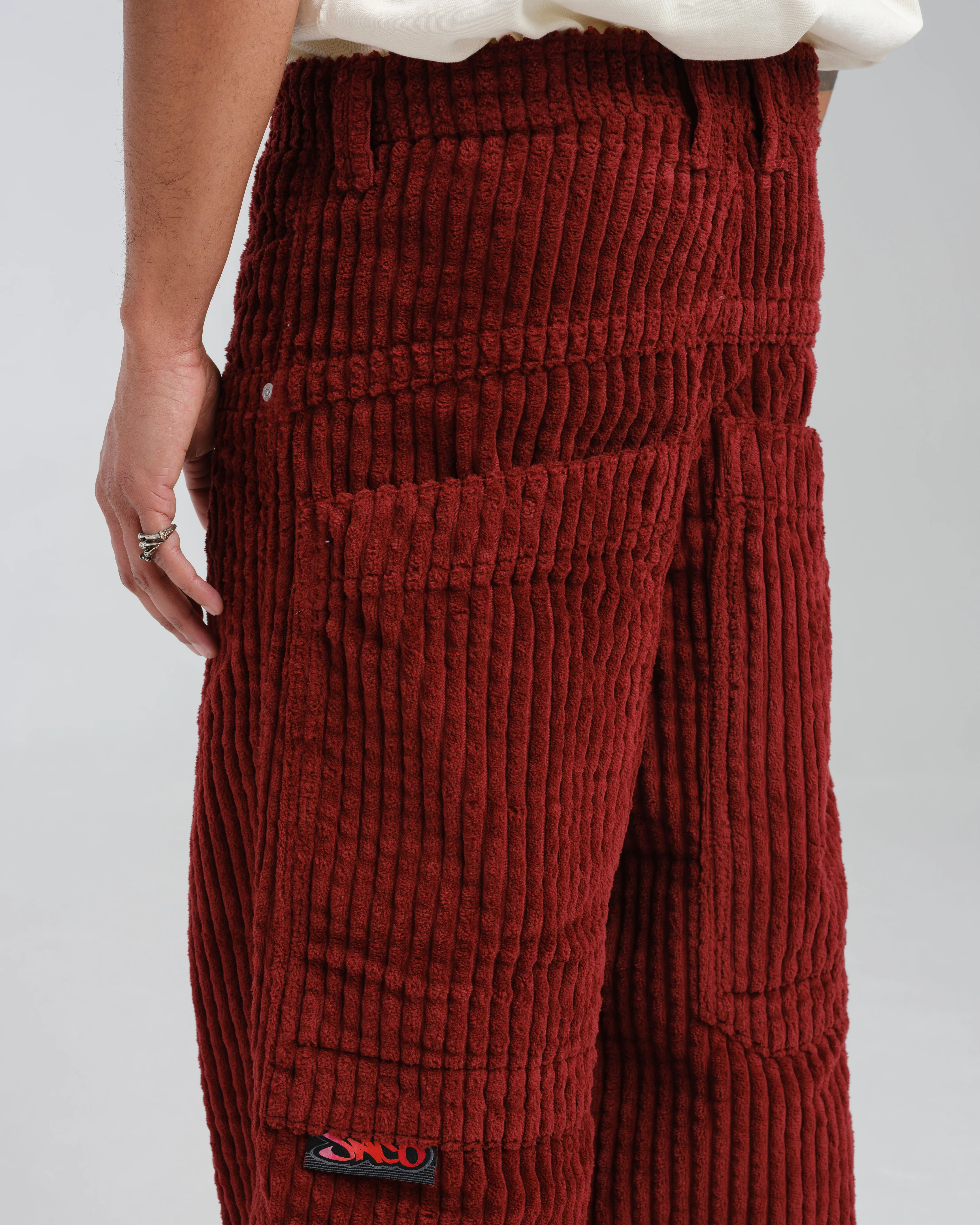 Rollin. 26". 2 Wale Corduroy. Burgundy.