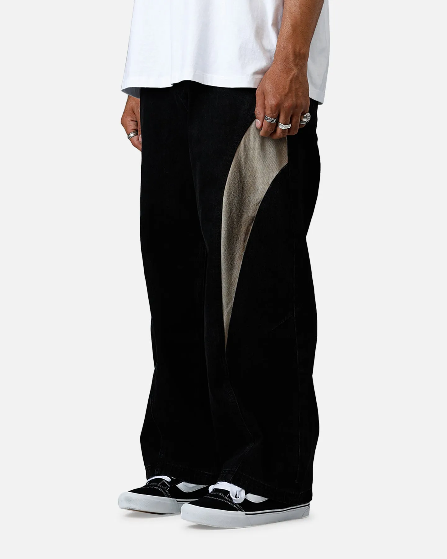 Saint Morta Amplus Workwear Jeans Black/Brown