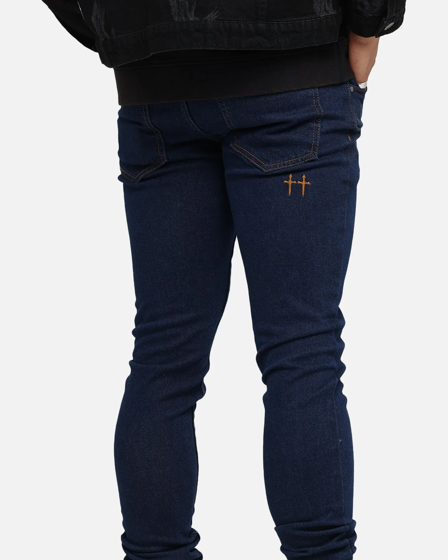 Saint Morta Dynasty Jeans Indigo/Tan