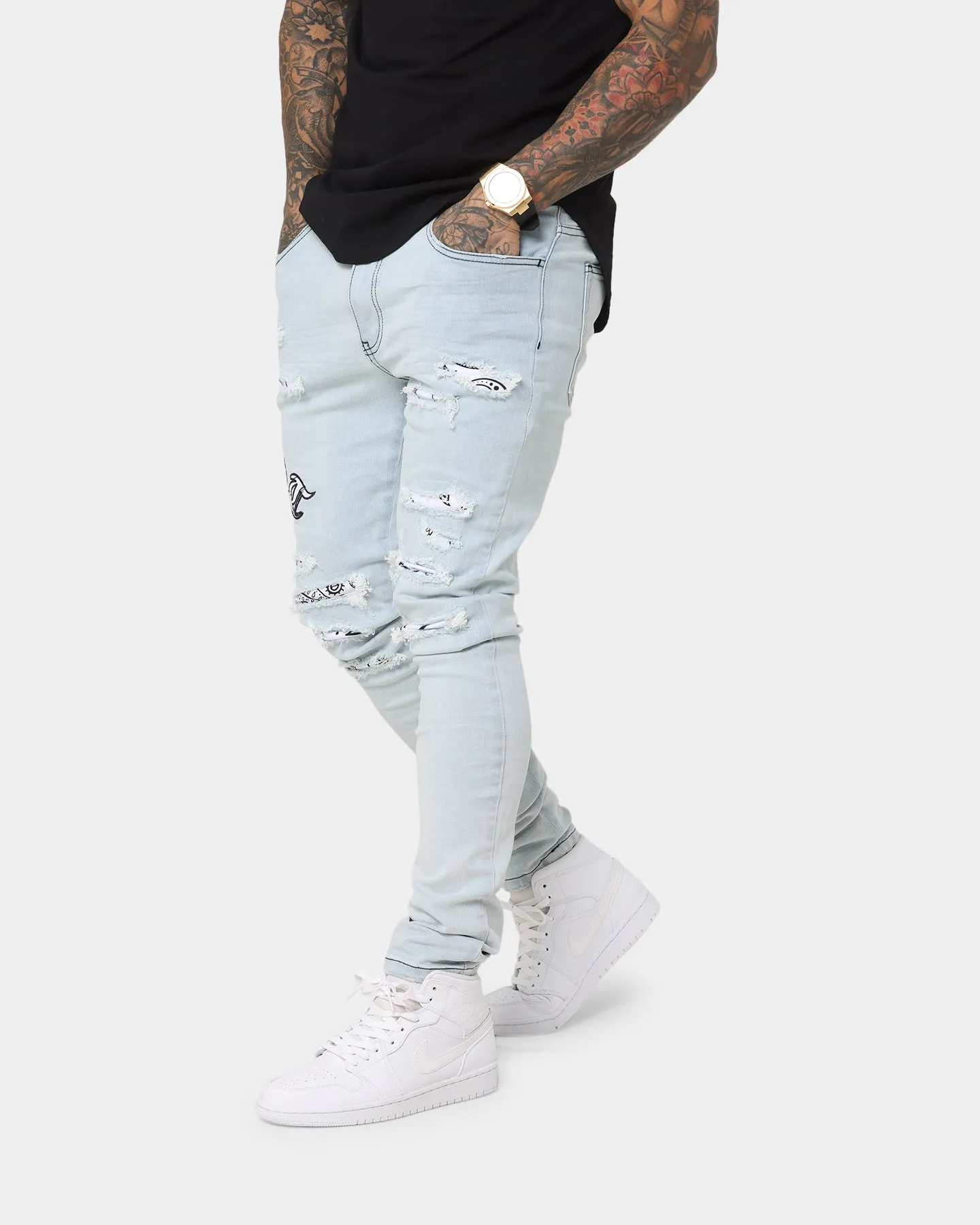 Saint Morta Gothic Summer Jeans Ice Blue