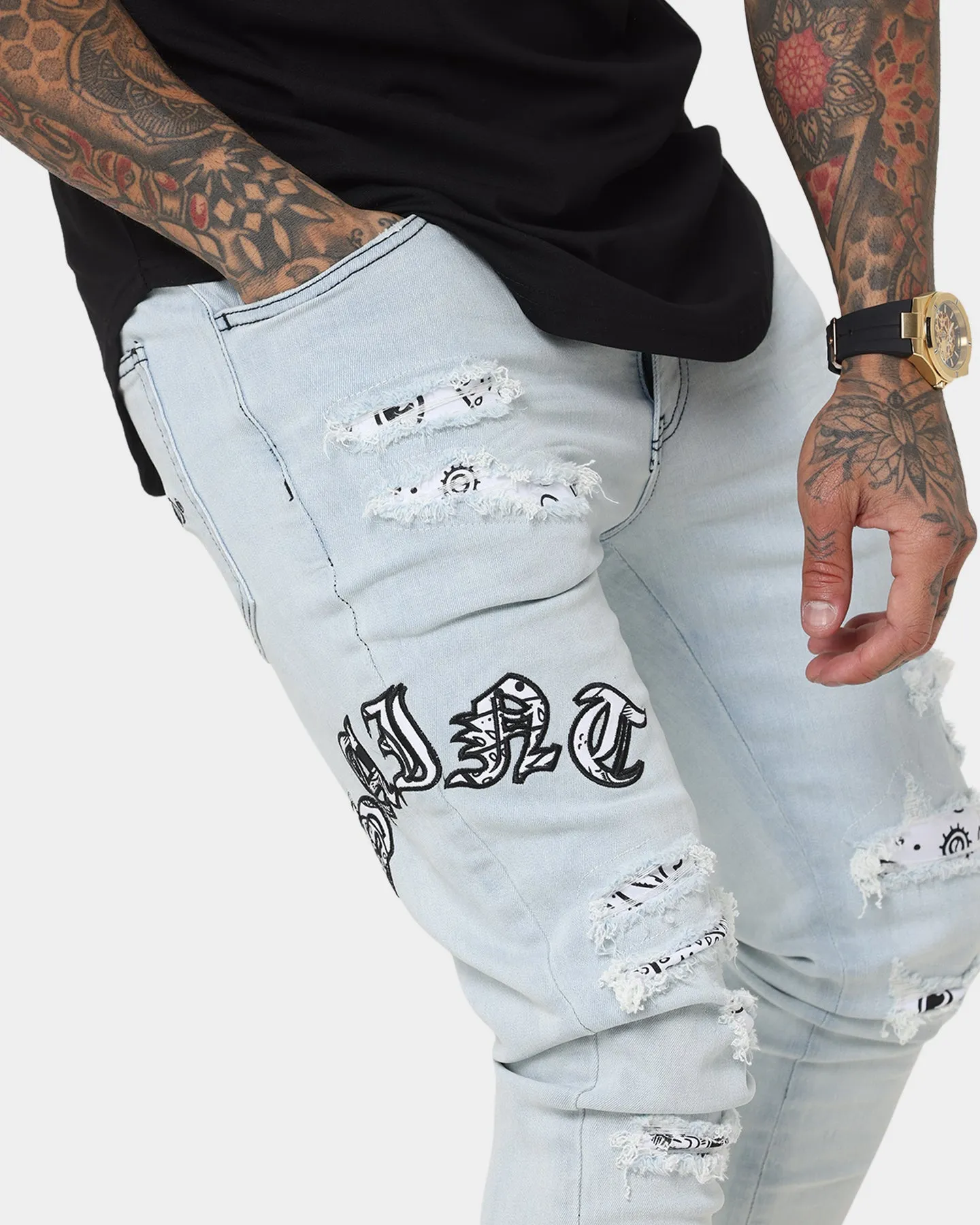 Saint Morta Gothic Summer Jeans Ice Blue
