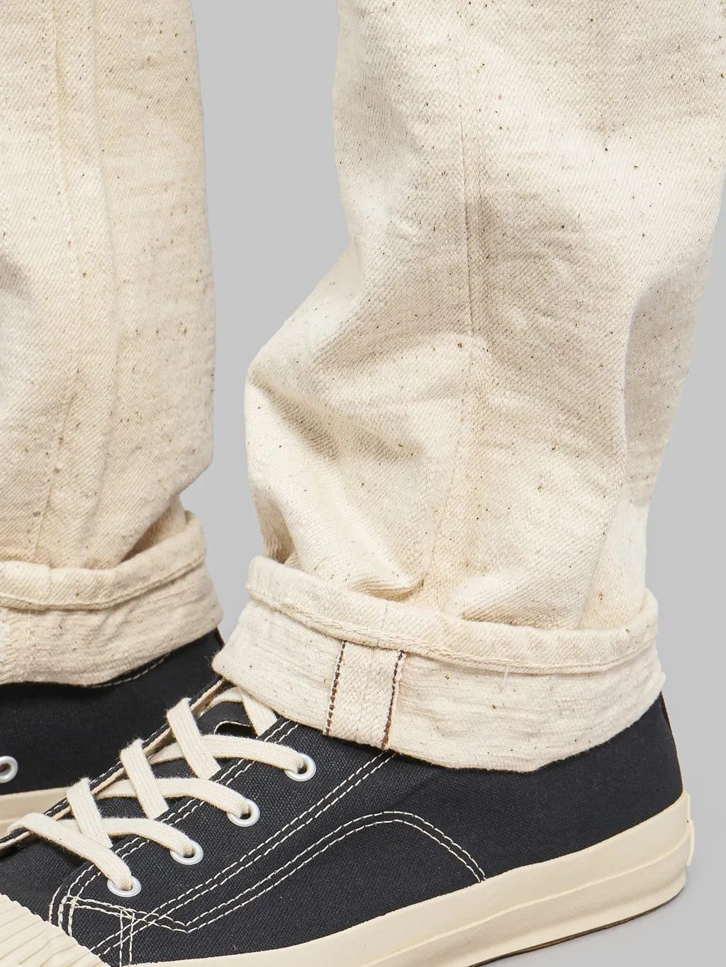 Samurai Jeans S710SC-KI Japanese Cotton Ecru 18oz Slim Straight Jeans