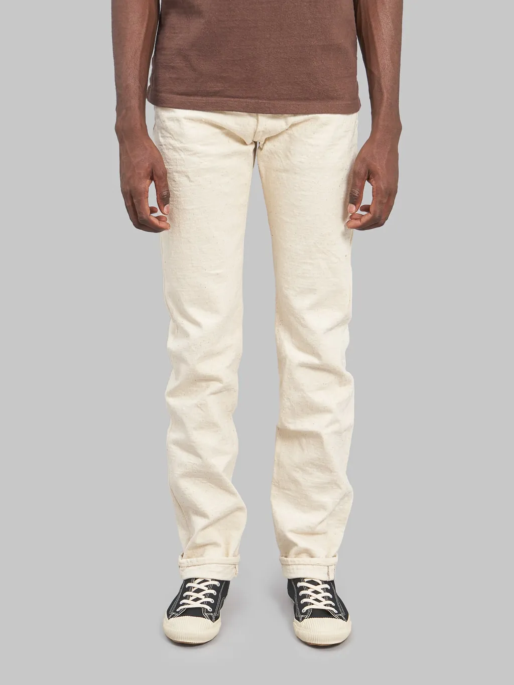 Samurai Jeans S710SC-KI Japanese Cotton Ecru 18oz Slim Straight Jeans