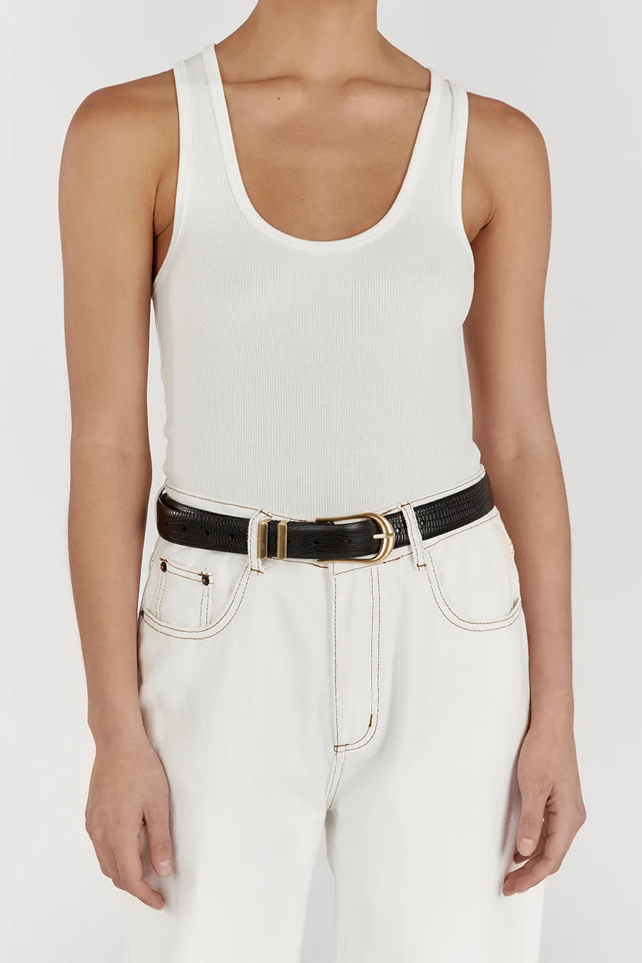 SANCIA THE ANIKA BELT BLACK