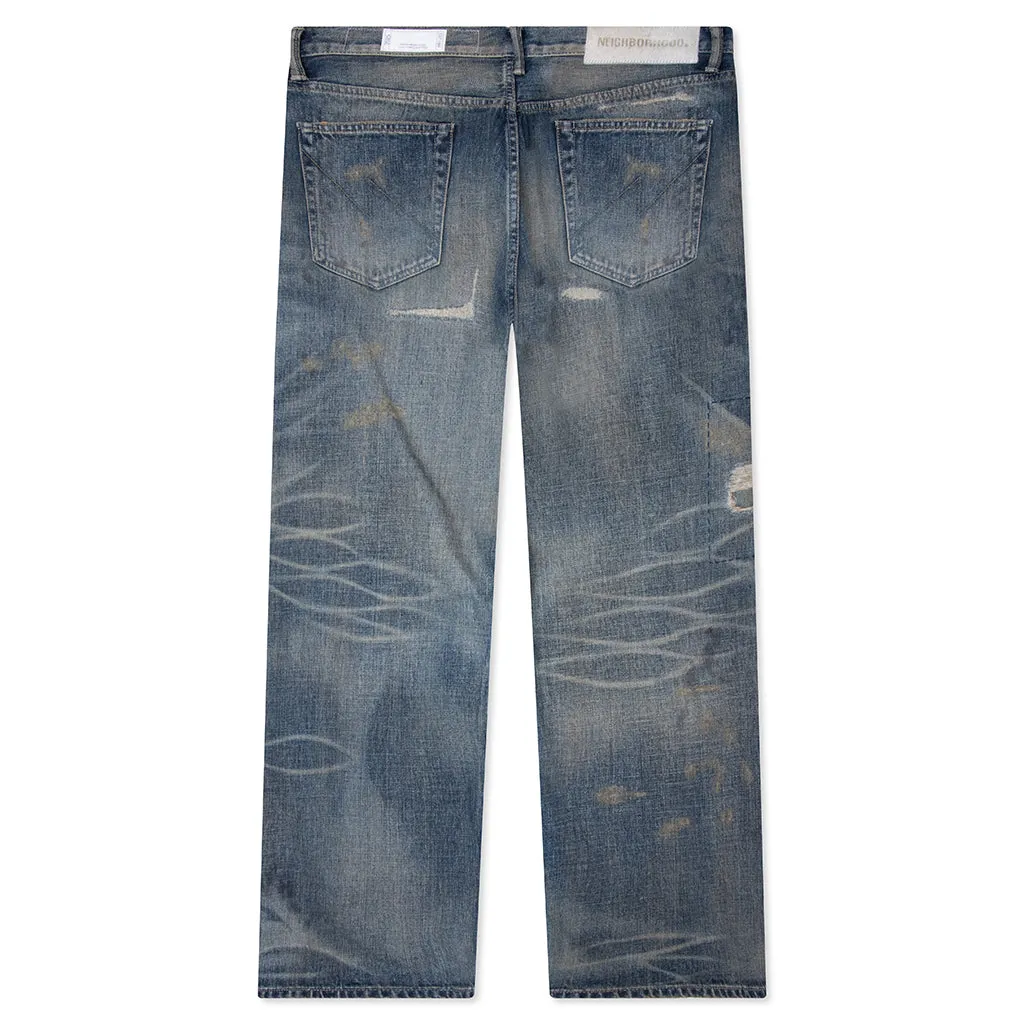 Savage Denim DP Wide Pants - Indigo