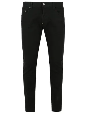 'Skater' Black Cotton Jeans