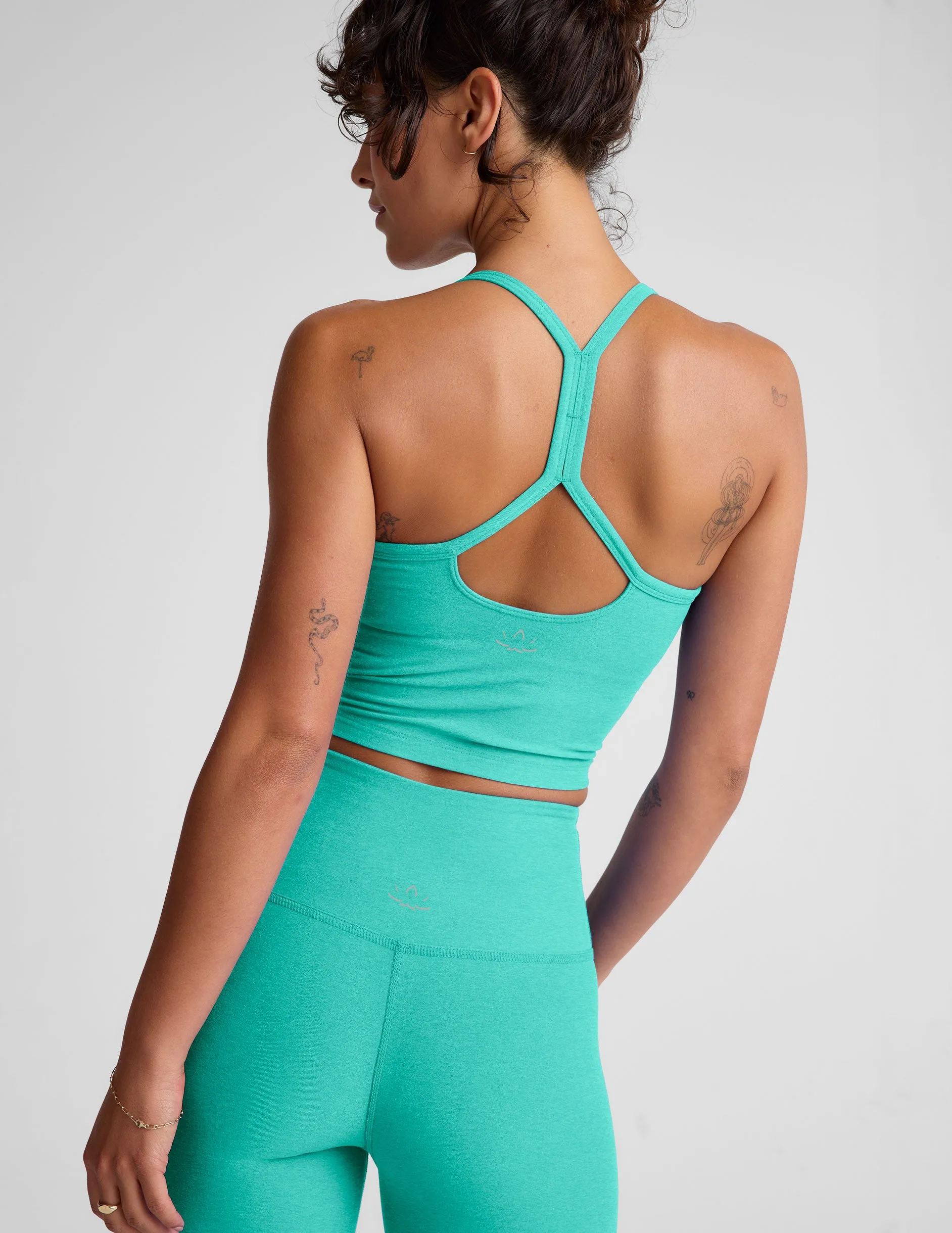 Spacedye Slim Racerback Cropped Tank