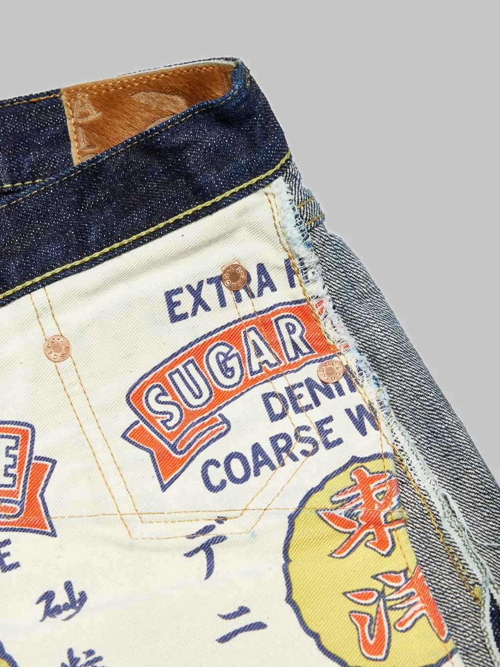 Sugar Cane Hawaii 14oz Regular Straight Jeans