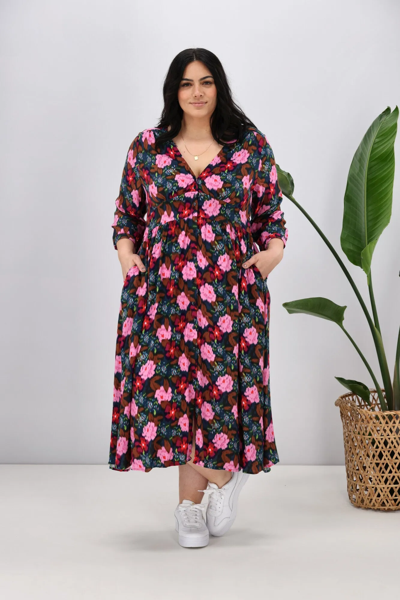 Sunday Boho Arwen Dress Winter Floral