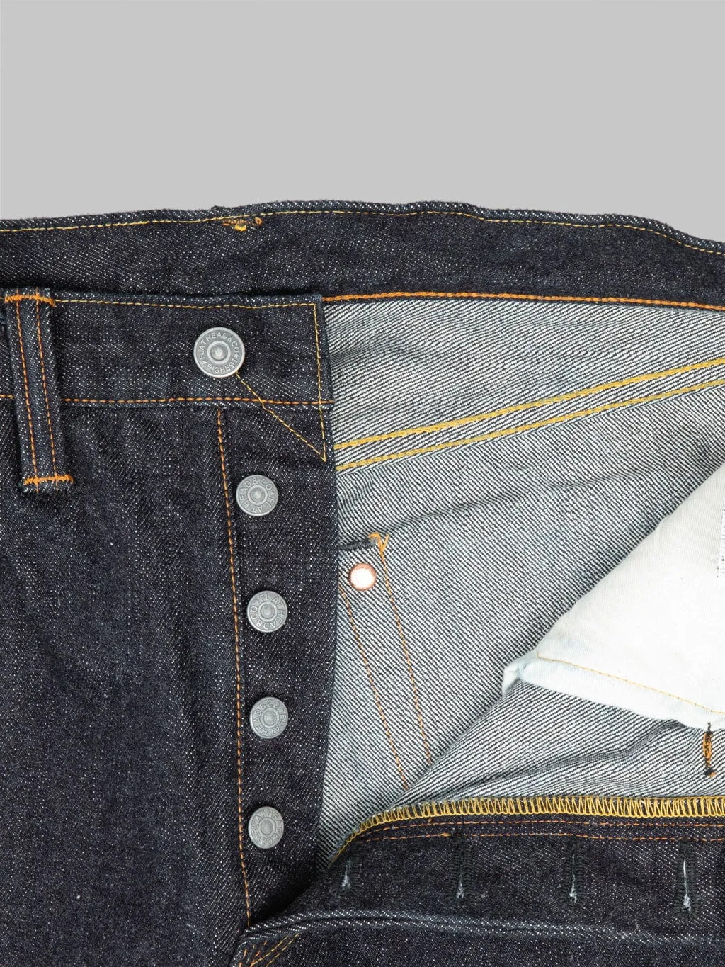 The Flat Head 8004 18oz Wide Tapered Jeans