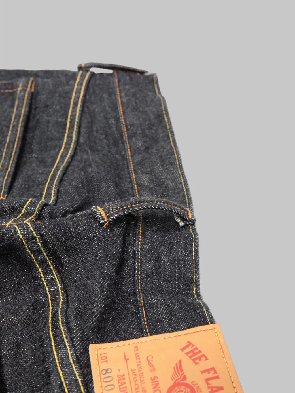 The Flat Head 8004 18oz Wide Tapered Jeans