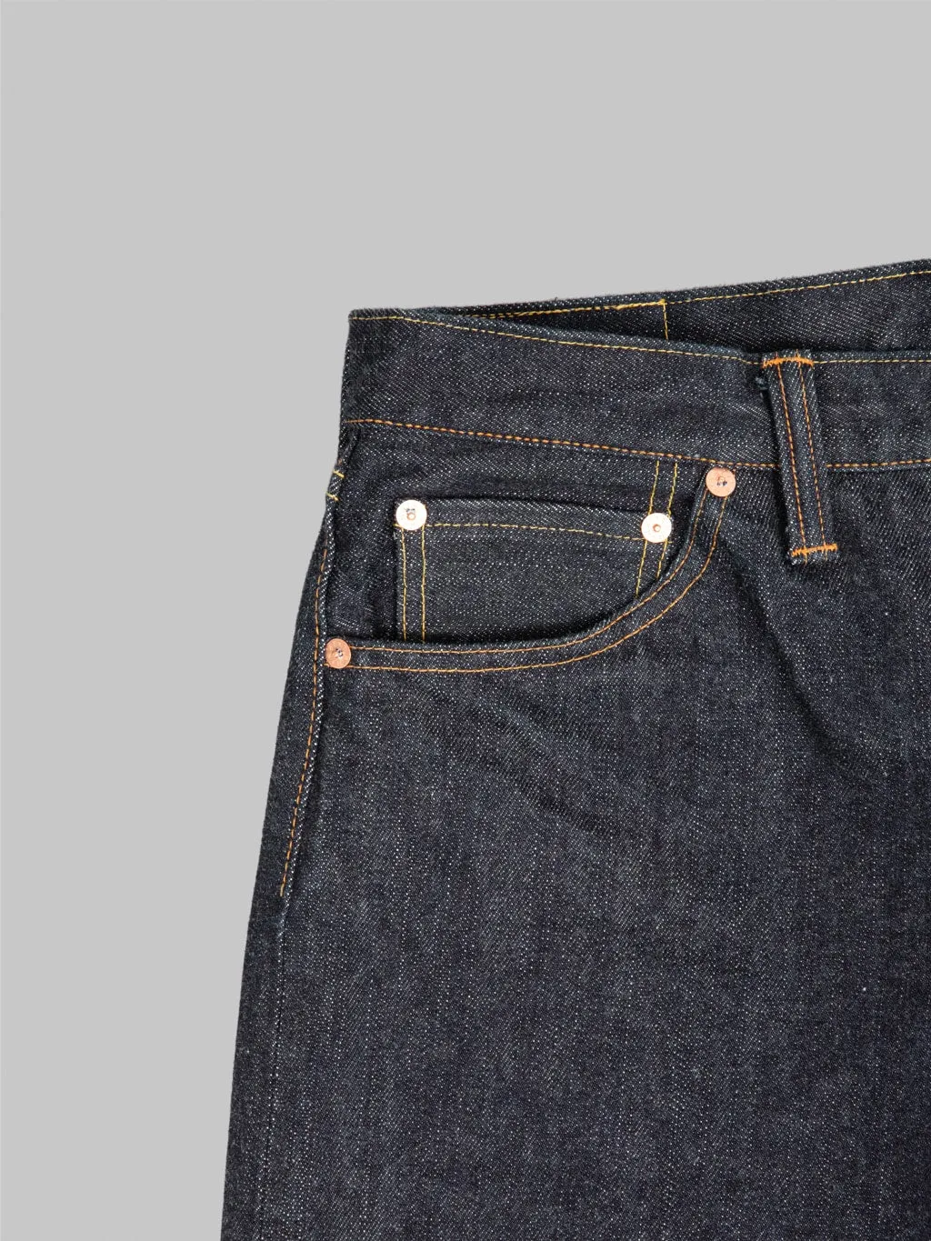 The Flat Head 8004 18oz Wide Tapered Jeans