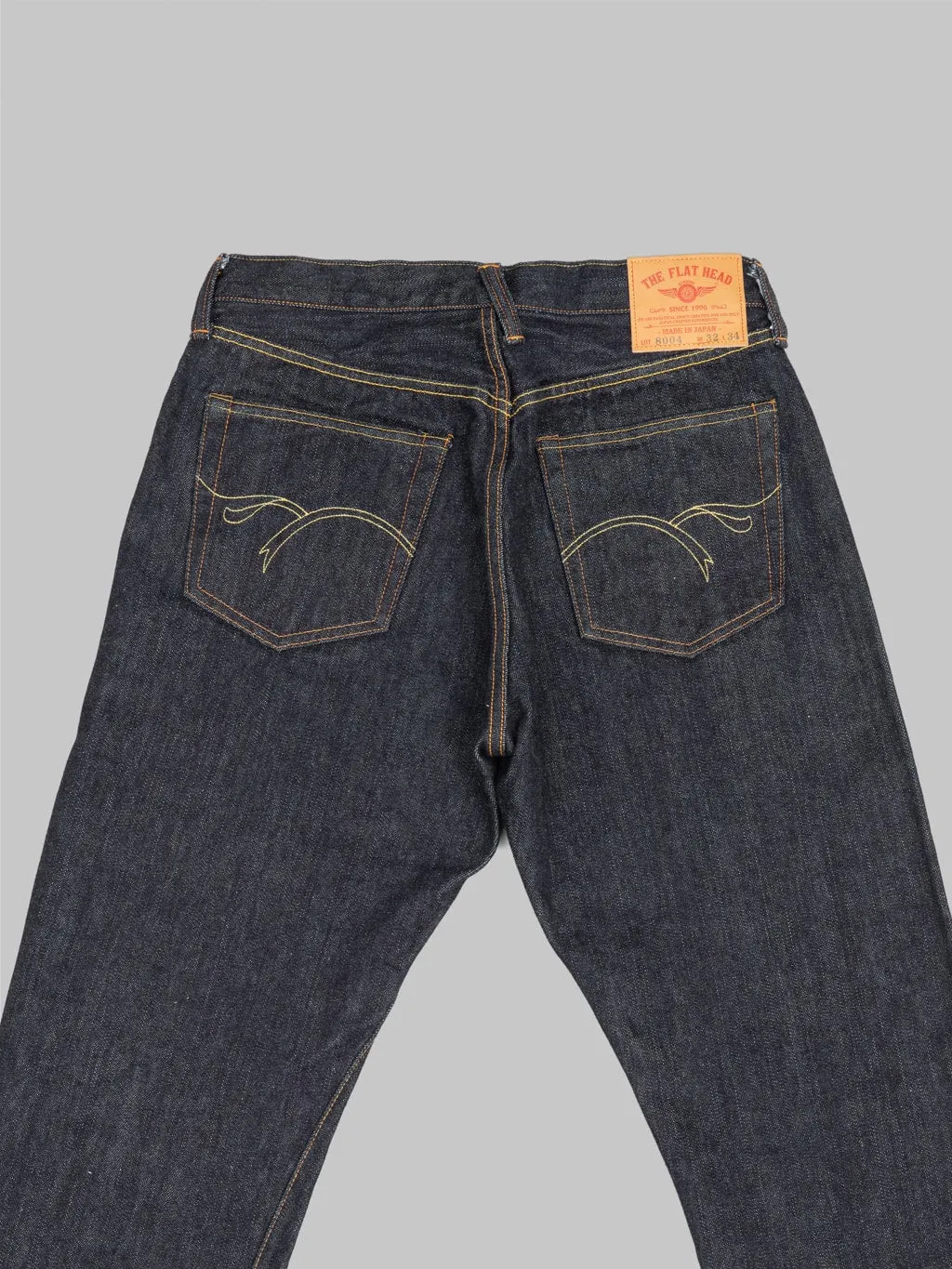 The Flat Head 8004 18oz Wide Tapered Jeans