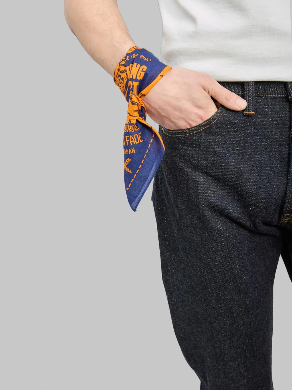 The Flat Head 8004 18oz Wide Tapered Jeans