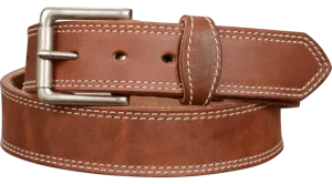 The Maverick: Hot Dipped Tan Double Stitched 1.50"