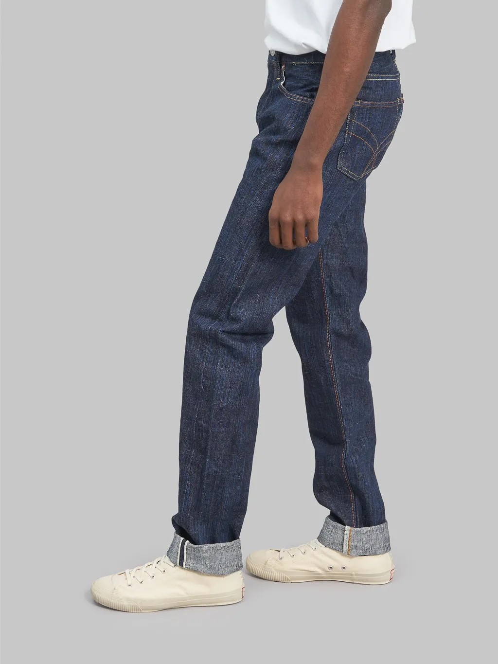 The Strike Gold 8104 Shower Slub Straight Tapered Jeans