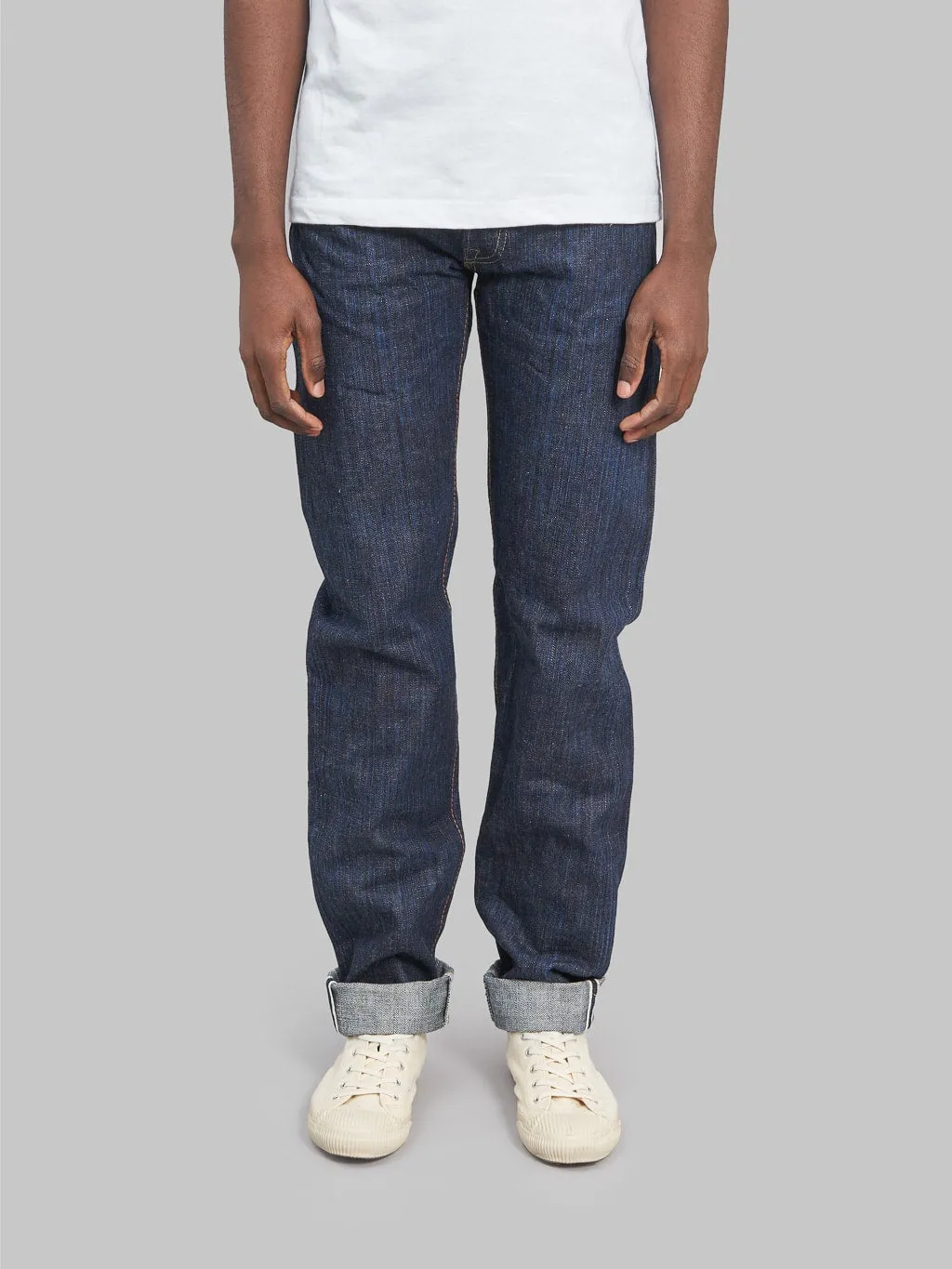 The Strike Gold 8104 Shower Slub Straight Tapered Jeans