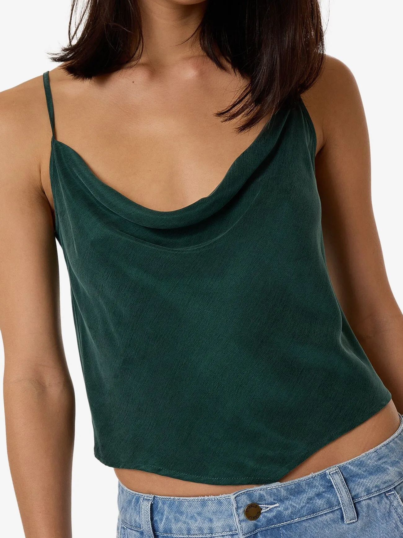 Thea Camisole - Deep Emerald