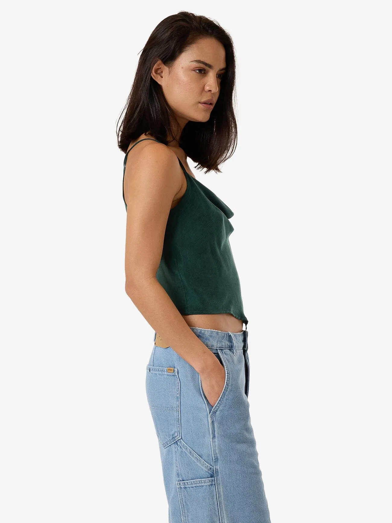 Thea Camisole - Deep Emerald