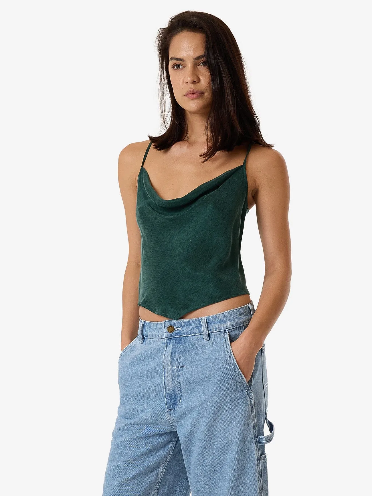 Thea Camisole - Deep Emerald