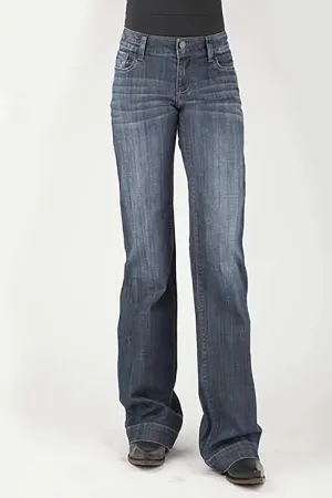 Tin Haul 460 Ella Fit Plain Pocket ( Denim Dark Wash ) - Women's Jeans