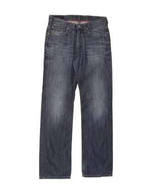 TOMMY HILFIGER Mens Straight Jeans W32 L34 Blue Cotton