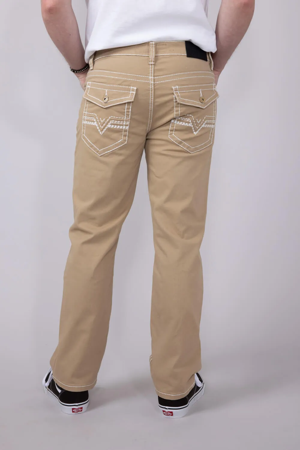 True Luck Blake Bootcut Jeans for Men in Khaki | TL16350002-KHAKI