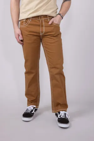 True Luck Blake Bootcut Jeans for Men in Tobacco | TL16350002-TOBACCO