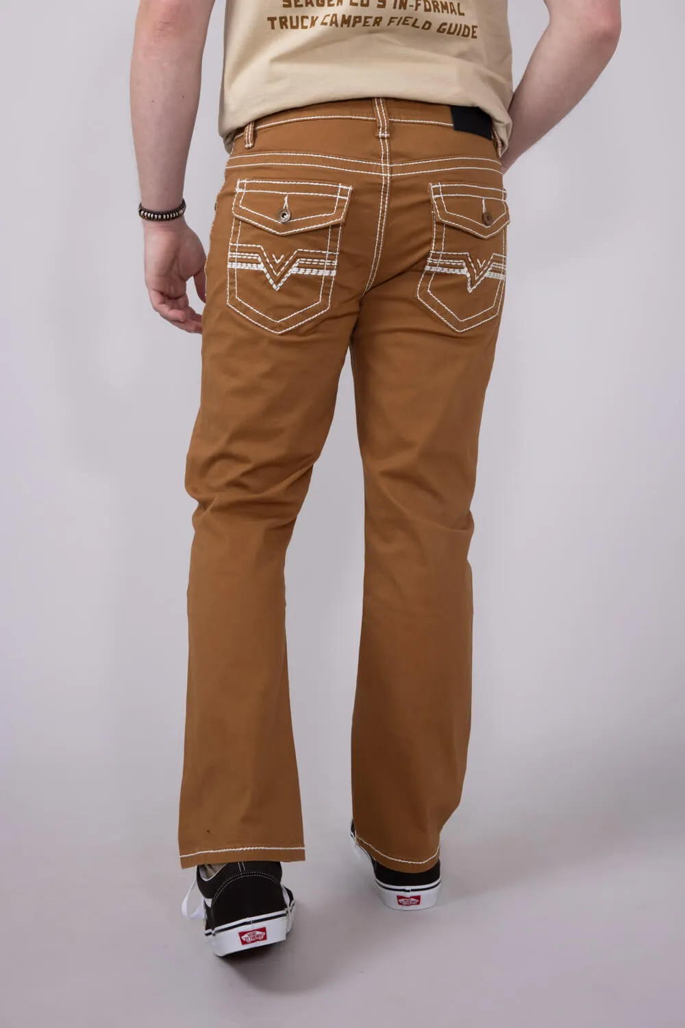 True Luck Blake Bootcut Jeans for Men in Tobacco | TL16350002-TOBACCO