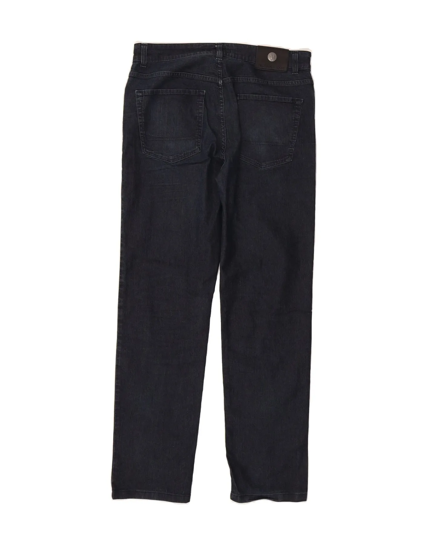 TRUSSARDI Mens Straight Jeans IT 50 Large W34 L31 Black Cotton