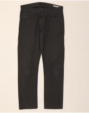 TRUSSARDI Womens Straight Jeans W33 L30 Grey Polyester