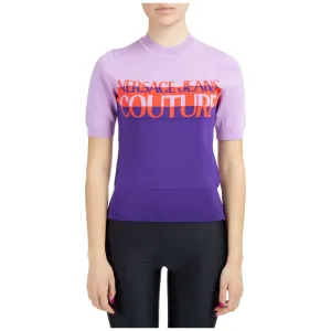 Versace Jeans Couture Logo-Detailed Crewneck Top