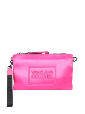 Versace Jeans Couture Logo Detailed Crossbody Bag