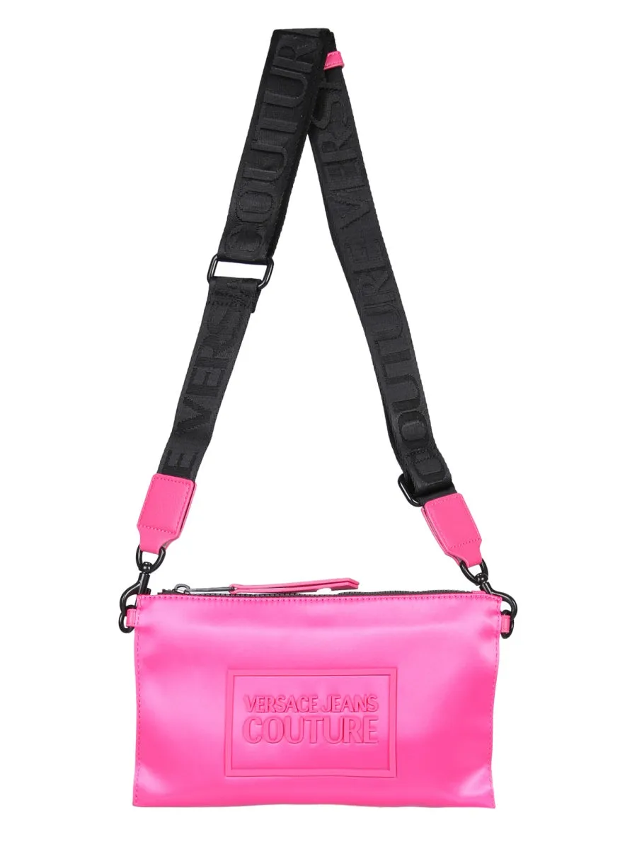 Versace Jeans Couture Logo Detailed Crossbody Bag