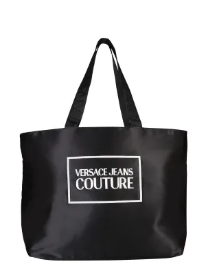 Versace Jeans Couture Logo Detailed Tote Bag