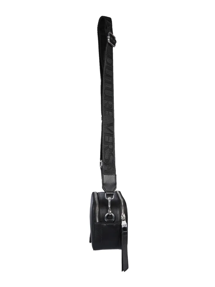 Versace Jeans Couture Logo Detailed Zipped Crossbody Bag