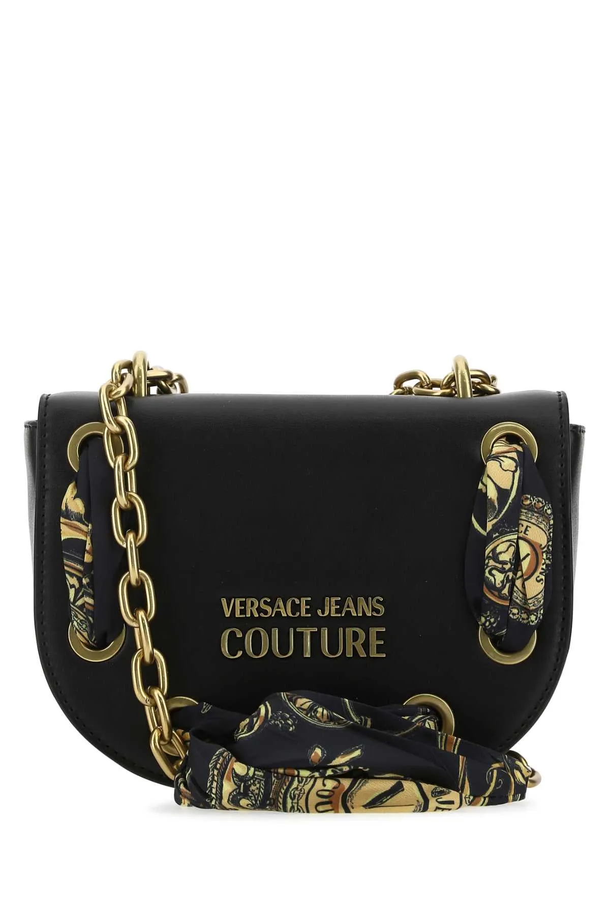 Versace Jeans Couture Scarf-Detailed Crossbody Bag