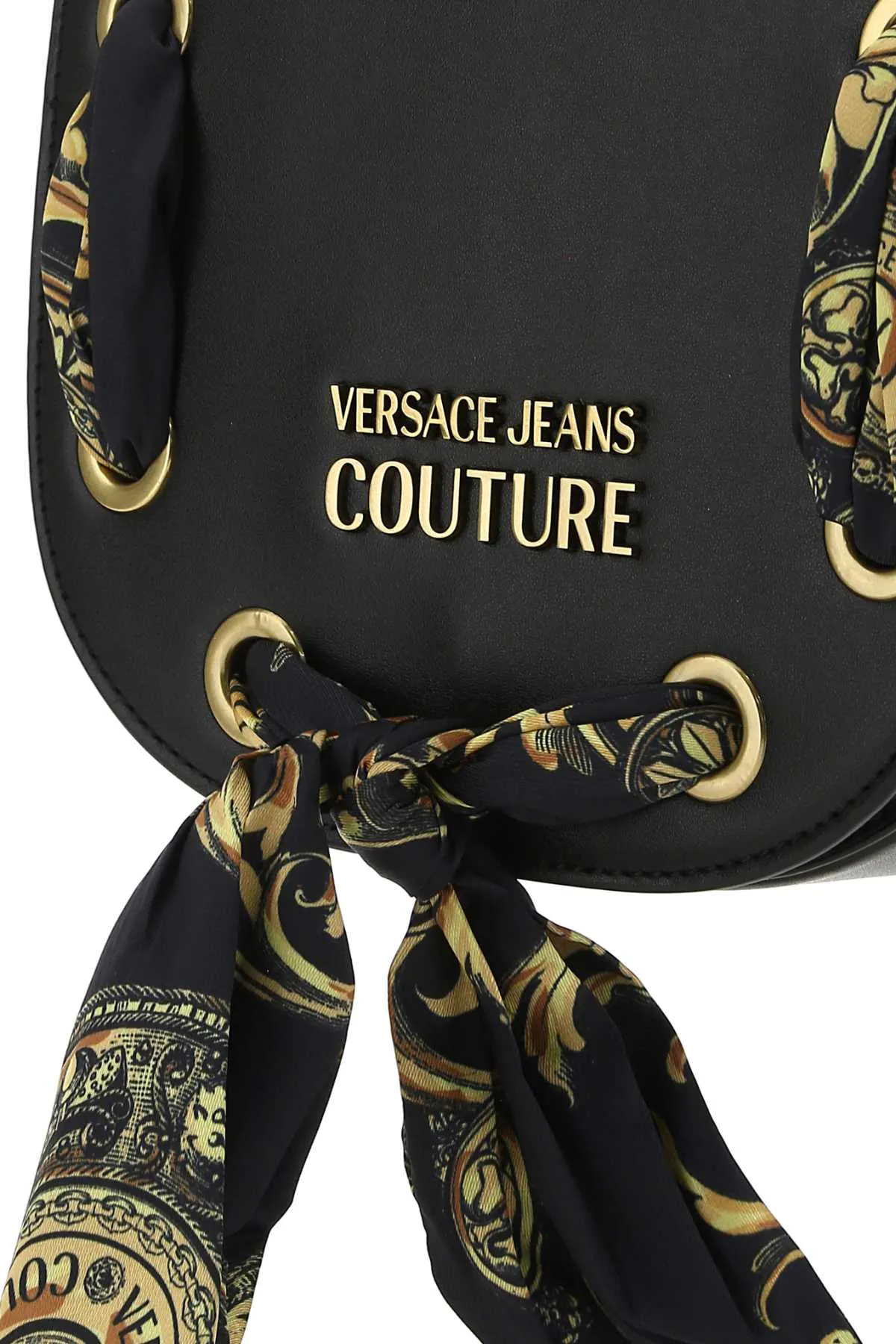 Versace Jeans Couture Scarf-Detailed Crossbody Bag