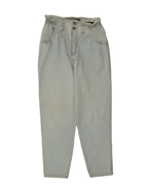 VINTAGE Womens Tapered Jeans W30 L29 Blue Cotton