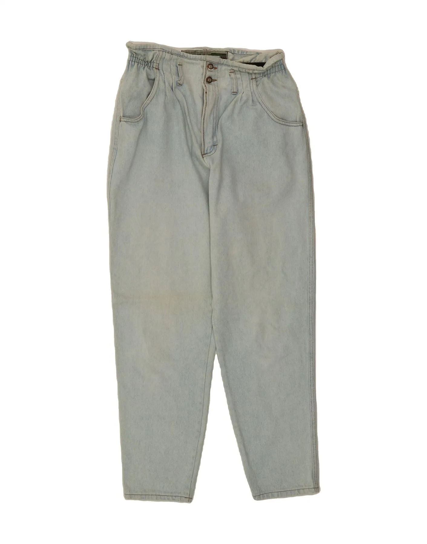 VINTAGE Womens Tapered Jeans W30 L29 Blue Cotton