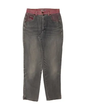 VINTAGE Womens Tapered Jeans W31 L29 Blue Cotton